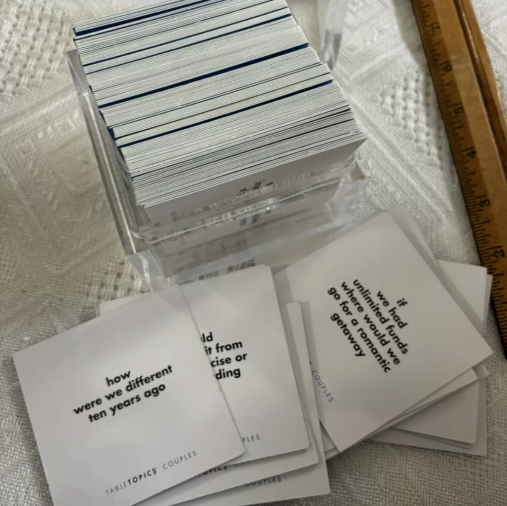 TABLE TOPICS Adult Cards Conversation Starters Fun Games Couples Party !!!! !!!